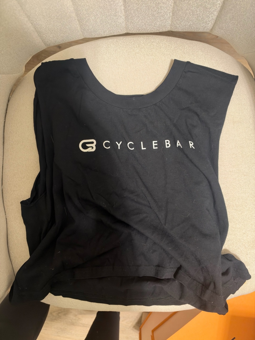 Cyclebar Black Short Sleeve Logo Tee